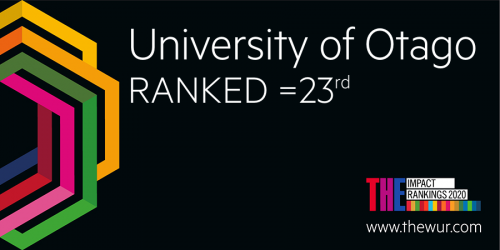 University of Otago ranked 23rd in Times Higher Education Impact ...