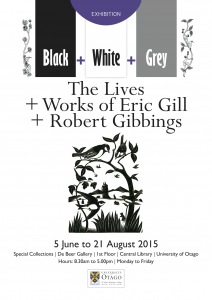 Poster for Gibbons and Gill Exhibition