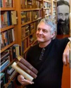 Warwick Jordan in bookshop