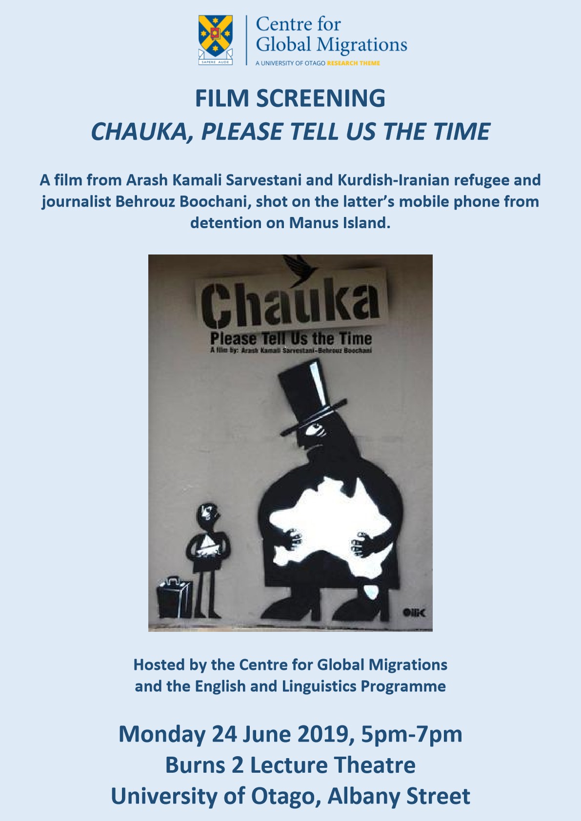 Film Screening: Chauka, Please Tell us the Time Centre for Global Migrations