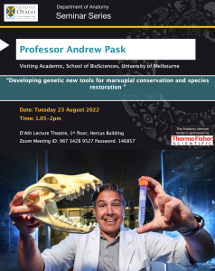 Special Seminar - Prof Andrew Pask @ D'Ath Lecture Theatre