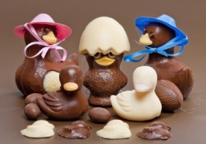 collection of chocolate animals
