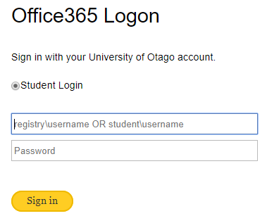 Student Webmail Login