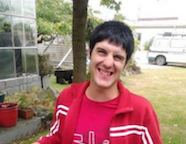 Picture of a young man with Batten disease in a wheelchair.