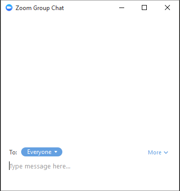 zoom chat meeting join window step message audio only