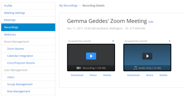 download zoom recording