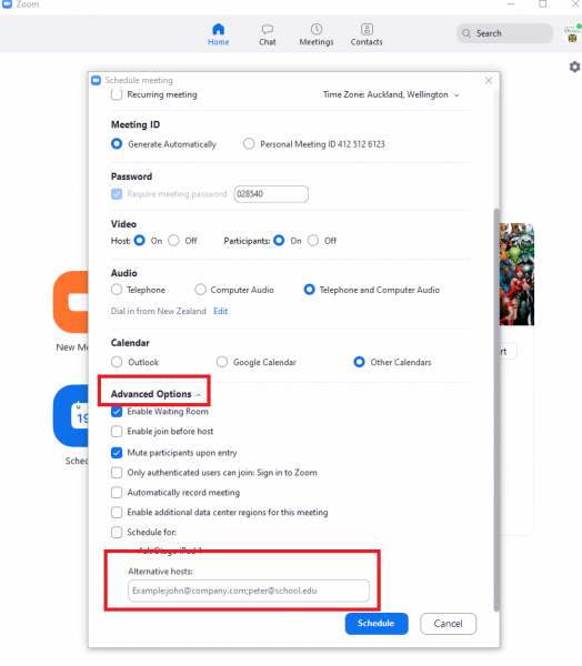 Adding Alternative Hosts To Your Meetings Zoom