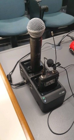 Lecture theatre microphones